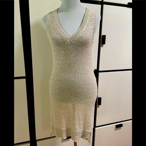 Sheer linen dress coverup by Shae for Anthropologie